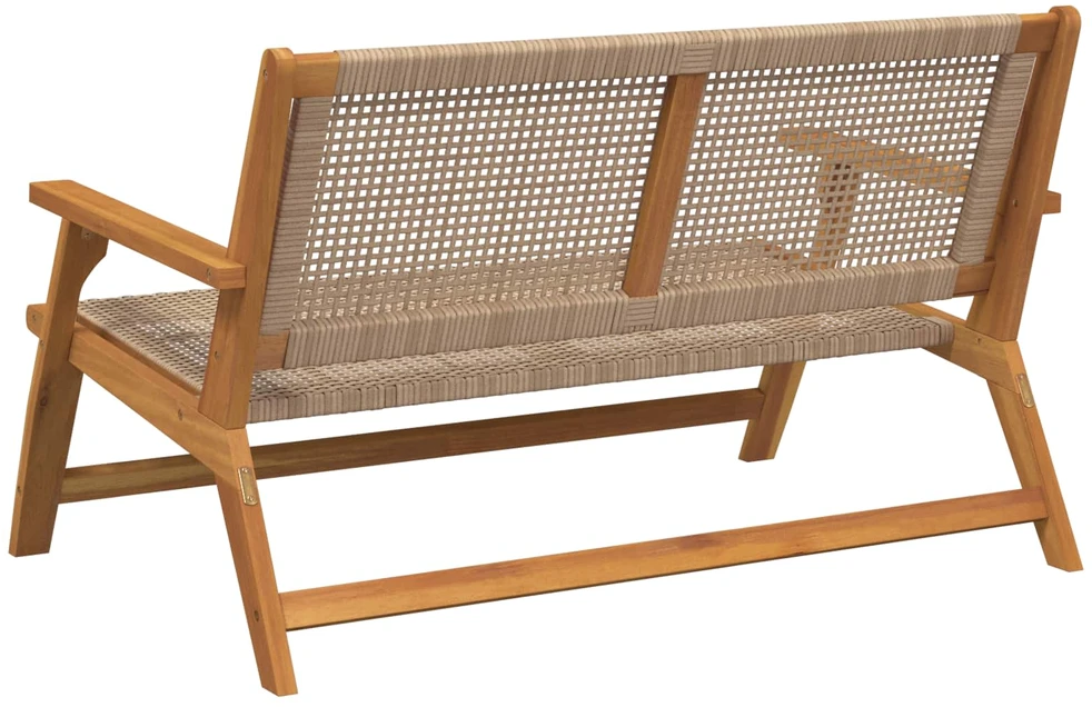 Sodo baldai Smėlio 122 x 78 x 73 cm Kietos akacijos mediena