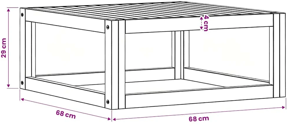 Lauko baldų komplektas Sodo baldų komplektas su pagalvėmis, 5 dalių, akacijos masyvas