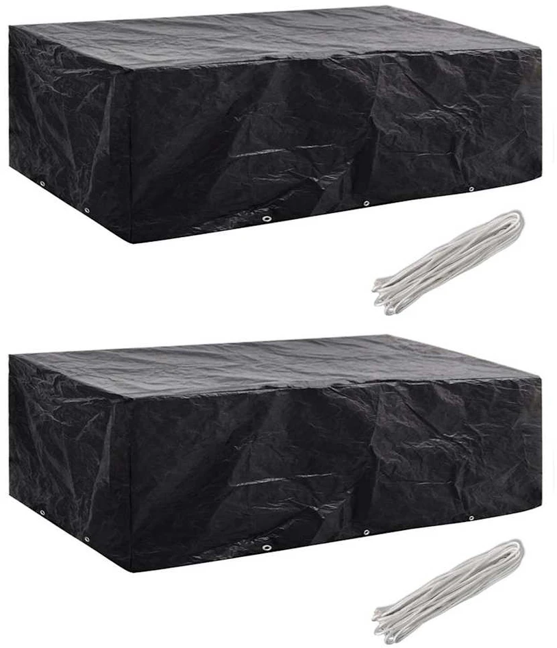 Sodo baldų uždangalai, 2 vnt., 10 kilpų, 300x140cm, (2x41642)