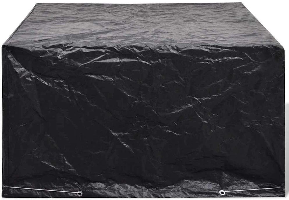 Sodo baldų uždangalai, 2 vnt., 172x113cm, poliratanas, 8 kilpos
