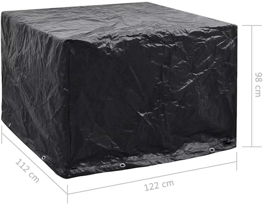 Sodo baldų uždangalai, 2vnt., 122x112x98 cm, 8 kilpos (2x45125)