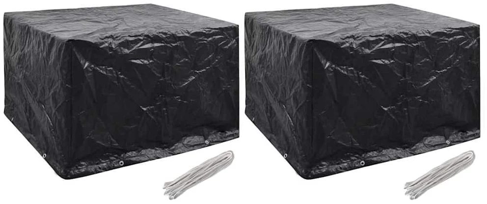Sodo baldų uždangalai, 2vnt., 135x135x90 cm, 8 kilpos (2x41645)