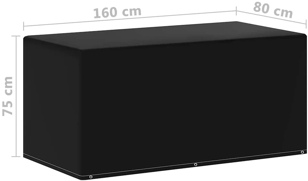 Sodo baldų uždangalai, 2vnt., 160x80x75cm, 6 kilputės
