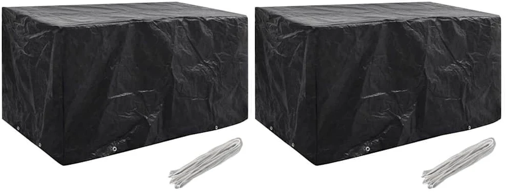 Sodo baldų uždangalai, 2vnt., 180x70x90cm, 8 kilpos (2x41647)