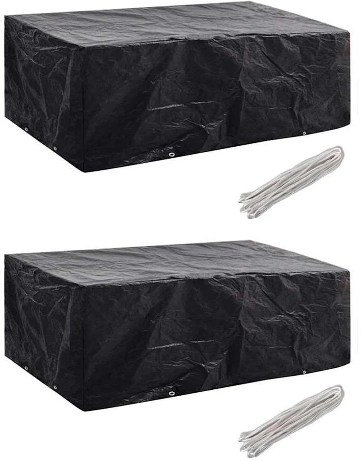 Sodo baldų uždangalai, 2vnt., 200x160x70cm, 8 kilpos (2x41643)