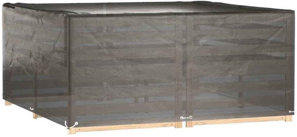 Sodo baldų uždangalai, 2vnt., 205x205x90cm, 16 kilpučių