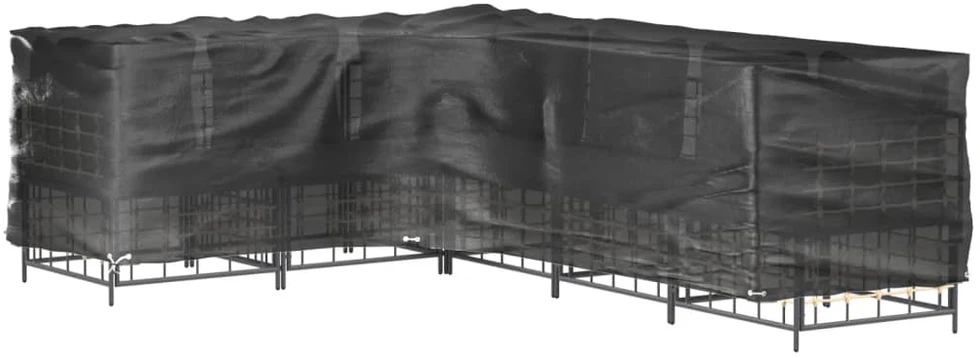 Sodo baldų uždangalai, 2vnt., 210x260x80cm, 16 kilpų, L formos