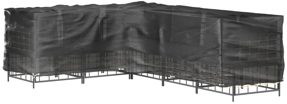 Sodo baldų uždangalai, 2vnt., 220x285x80cm, 18 kilpų, L formos