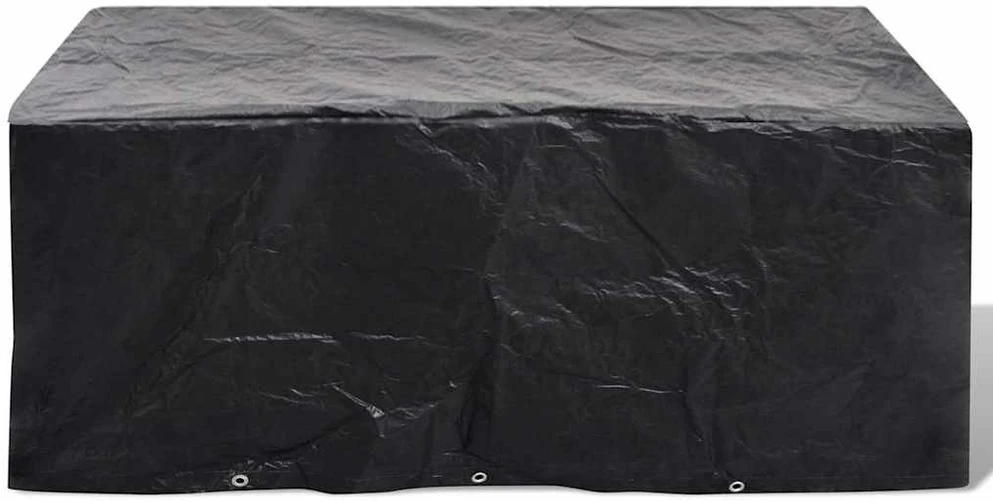 Sodo baldų uždangalai, 2vnt., 240x140cm, poliratanas, 10 kilpų