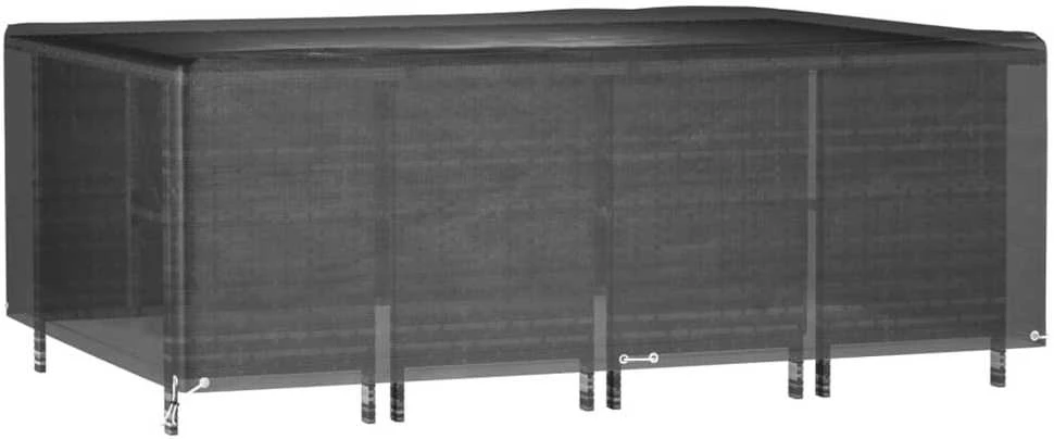 Sodo baldų uždangalai, 2vnt., 240x180x80cm, 12 kilpučių