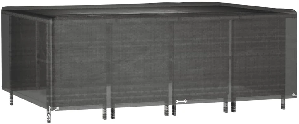 Sodo baldų uždangalai, 2vnt., 240x180x80cm, 12 kilpučių