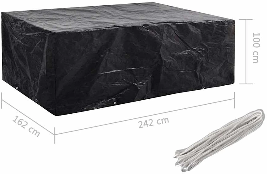 Sodo baldų uždangalai, 2vnt., 242x162x100 cm, 8 kilputės