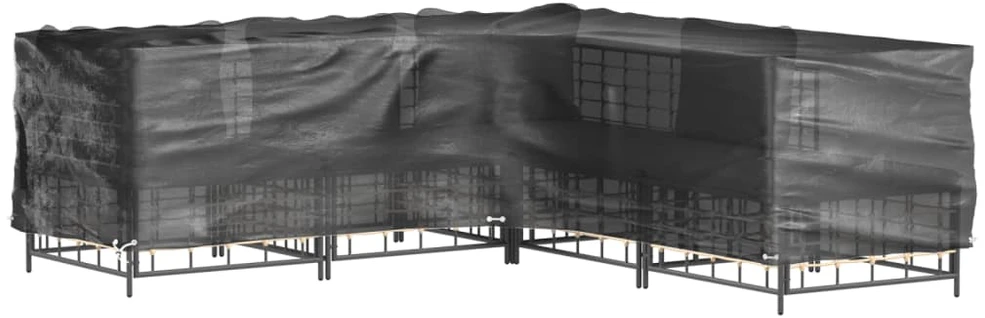 Sodo baldų uždangalai, 2vnt., 250x250x70cm, 16 kilpų, L formos