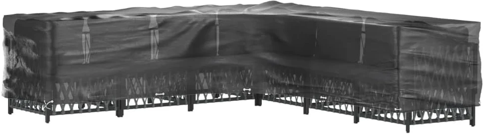 Sodo baldų uždangalai, 2vnt., 300x300x70cm, 20 kilpų, L formos