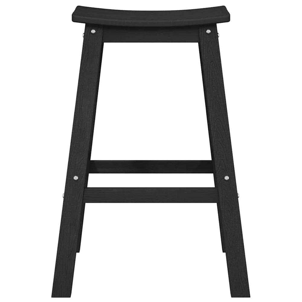Sodo baro komplektas 4 vnt. Juoda HDPE
