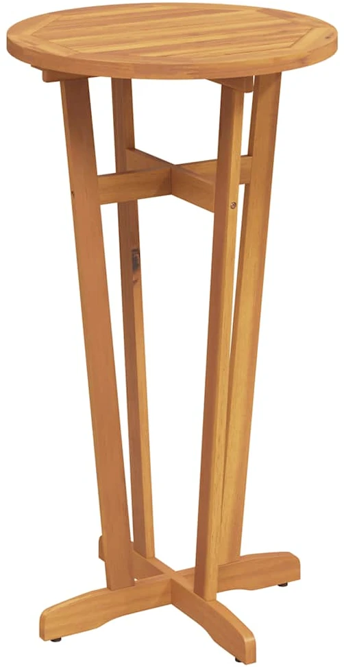 Sodo baro stalas, 60x105cm, akacijos medienos masyvas
