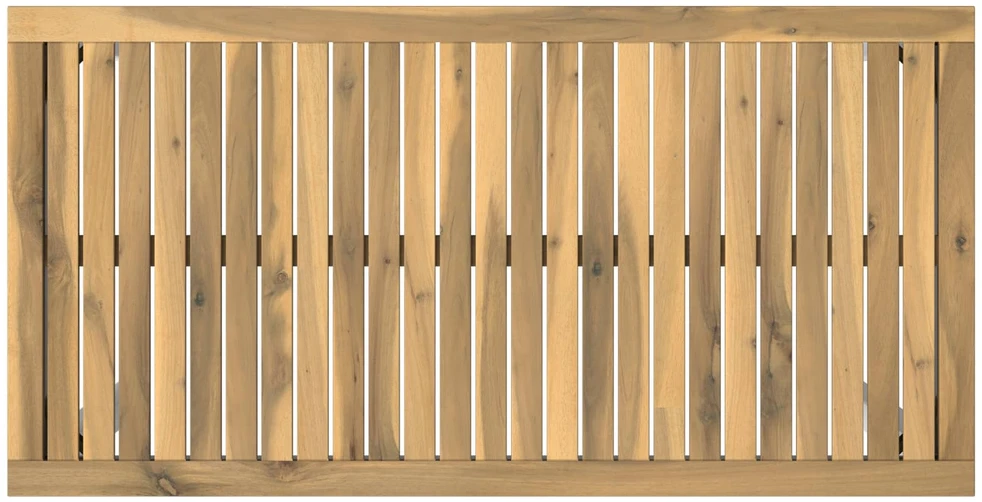 Sodo Baro Stalas NAARDEN Balta 108,5 x 55 x 105 cm
