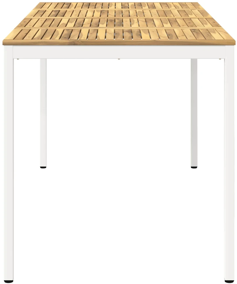 Sodo Baro Stalas Balta 196 x 100,5 x 105 cm
