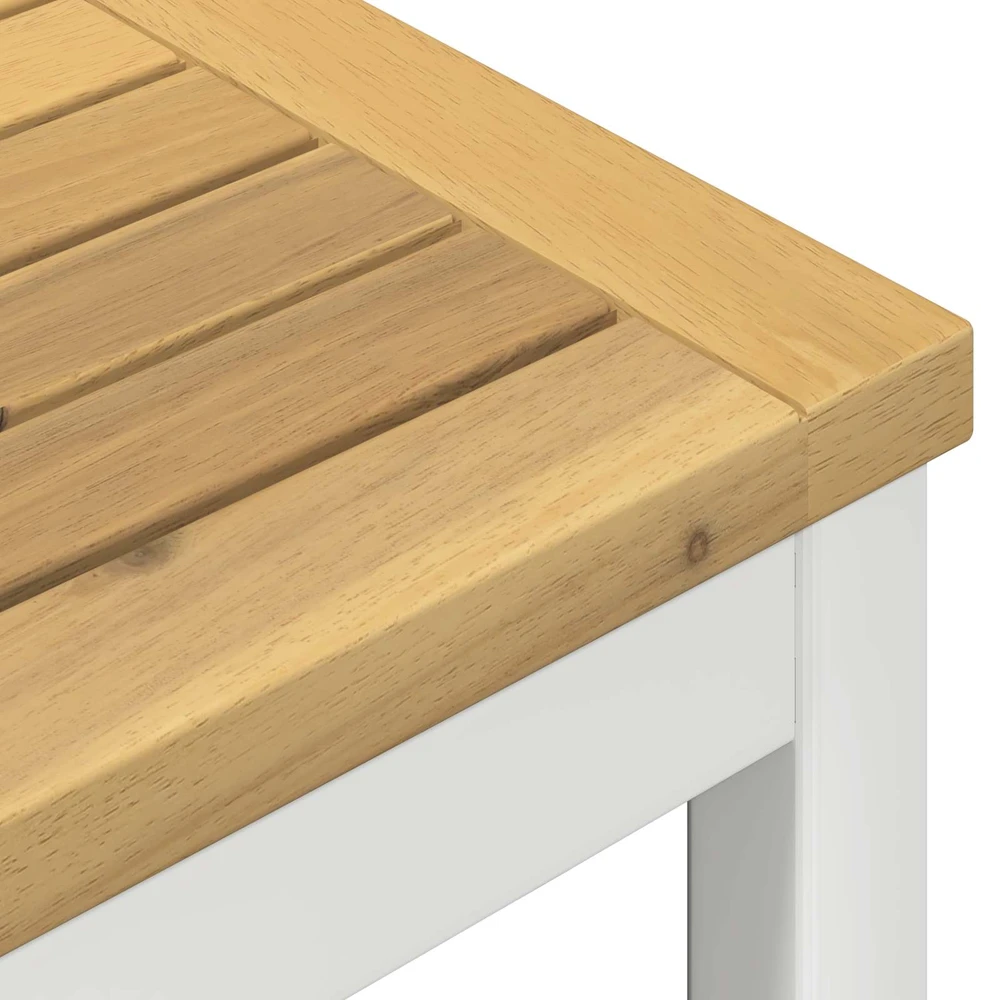 Sodo Baro Stalas Balta 196 x 80,5 x 105 cm