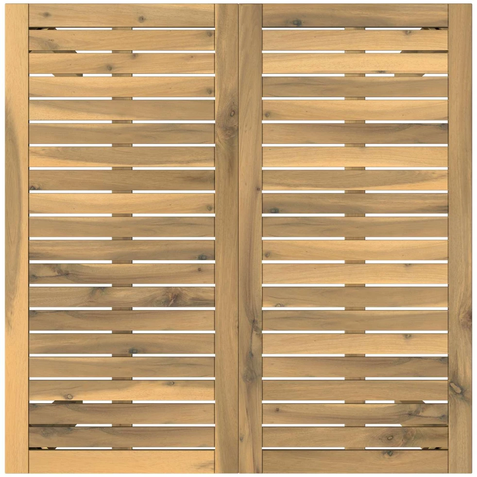 Sodo Baro Stalas Balta 80 x 80,5 x 105 cm