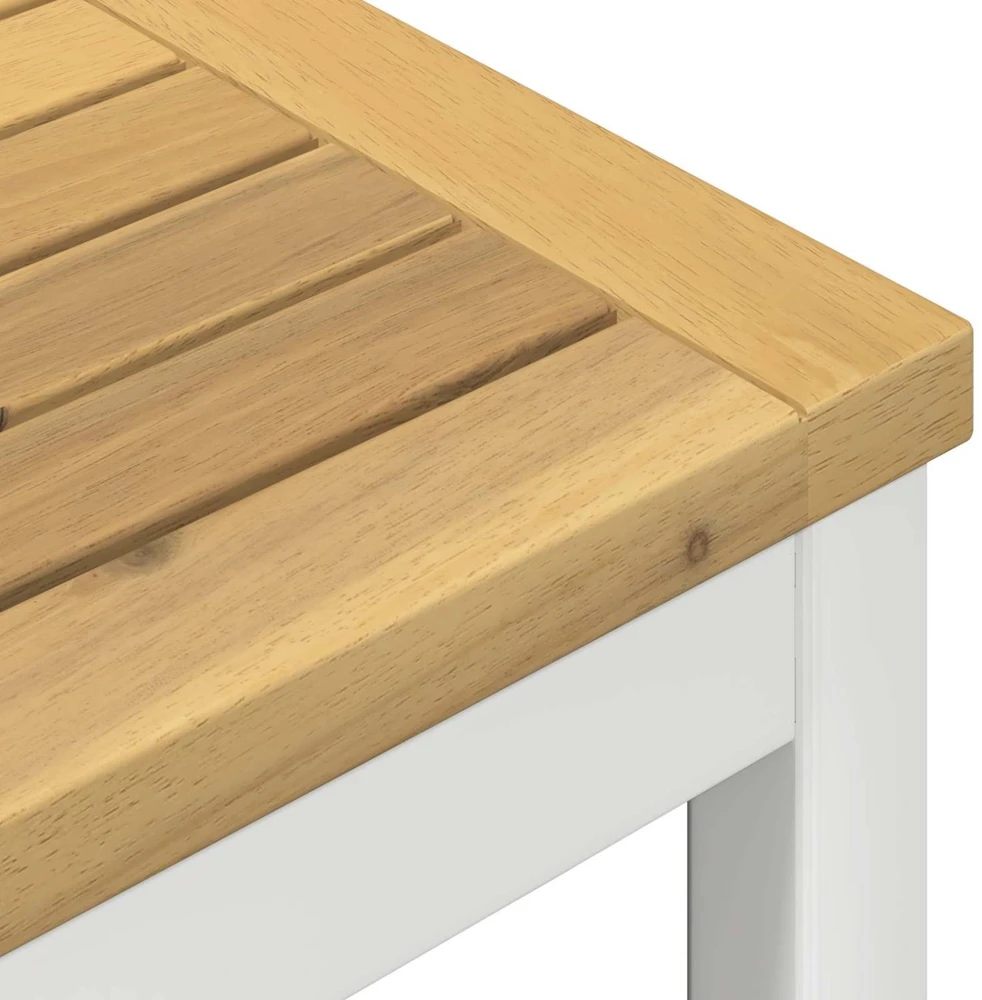 Sodo Baro Stalas Balta 80 x 80,5 x 105 cm