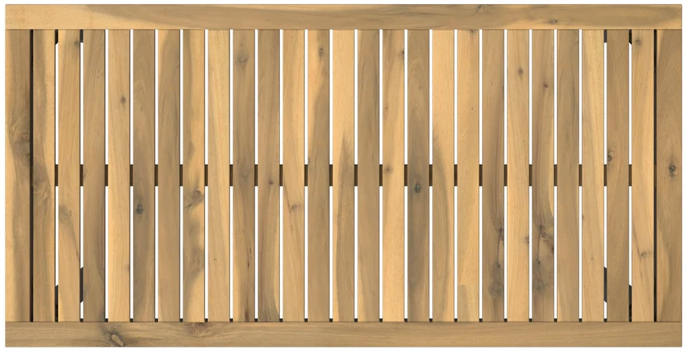 Sodo Baro Stalas NAARDEN Balta ir juoda 108,5 x 55 x 105 cm