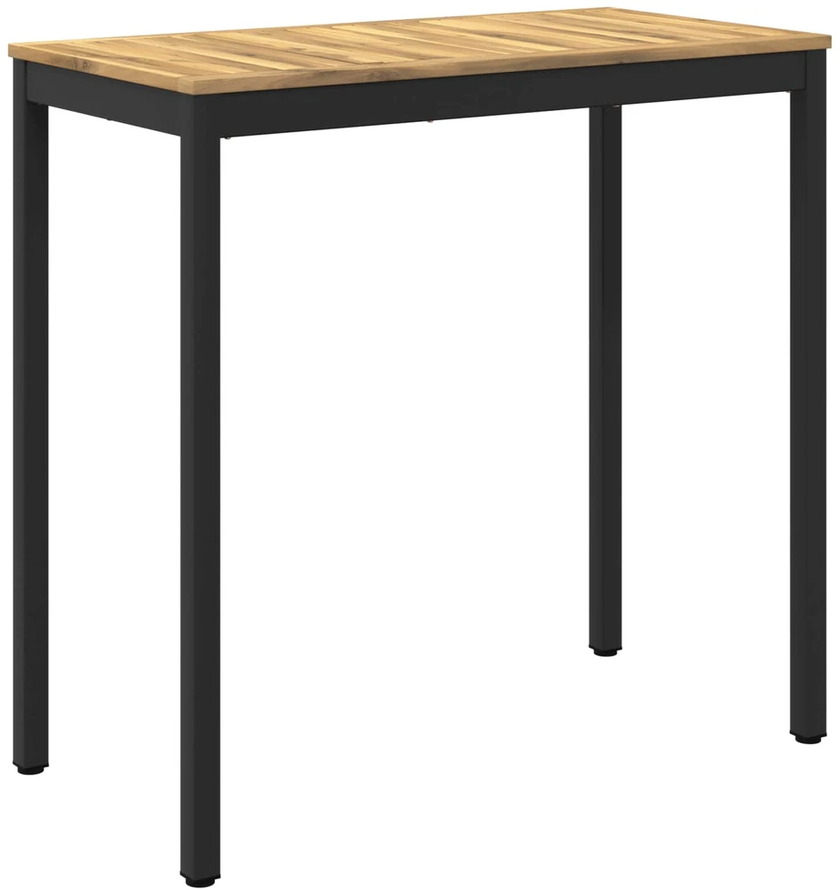 Sodo Baro Stalas NAARDEN Balta ir juoda 108,5 x 55 x 105 cm