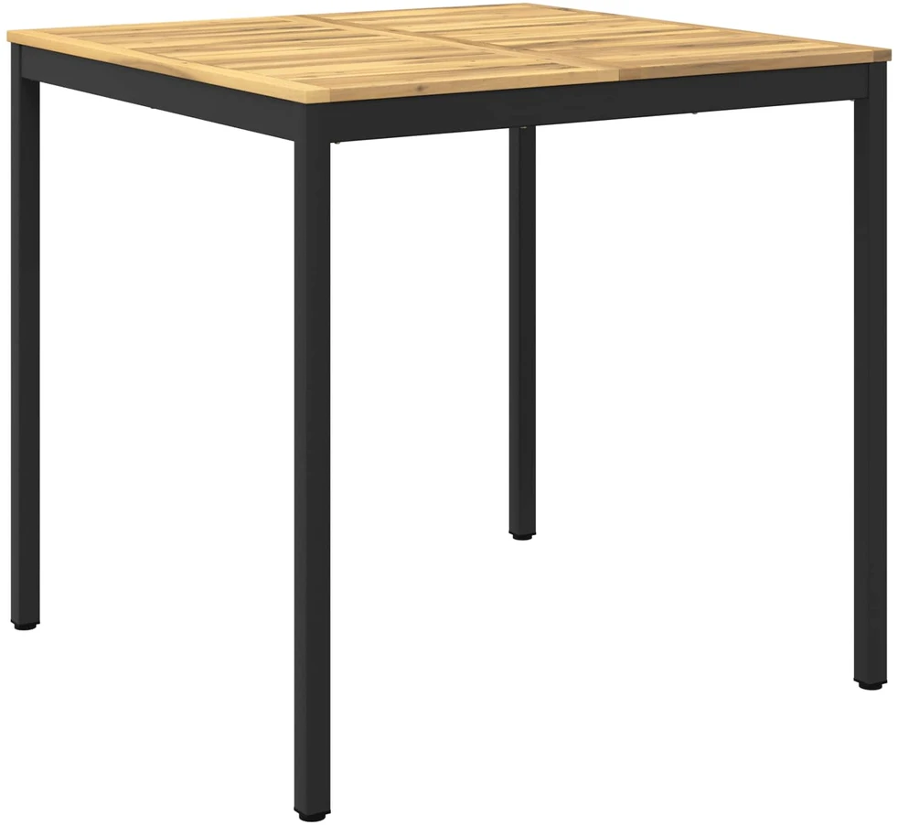 Sodo Baro Stalas NAARDEN Balta ir juoda 110 x 108,5 x 105 cm