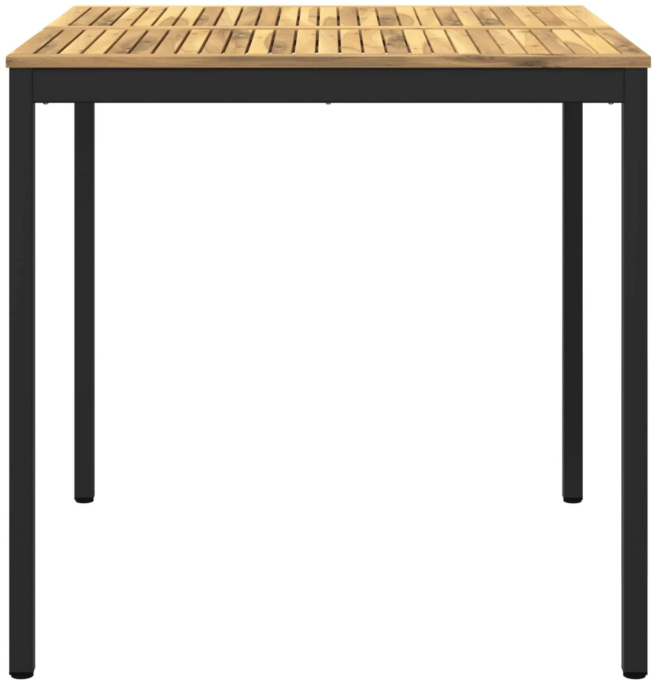 Sodo Baro Stalas NAARDEN Balta ir juoda 110 x 108,5 x 105 cm