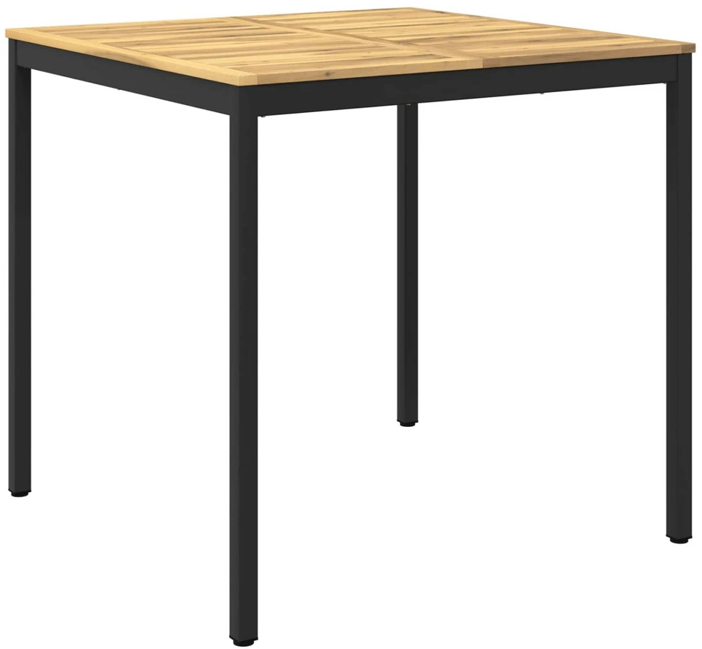 Sodo Baro Stalas Balta ir juoda 110 x 108,5 x 105 cm