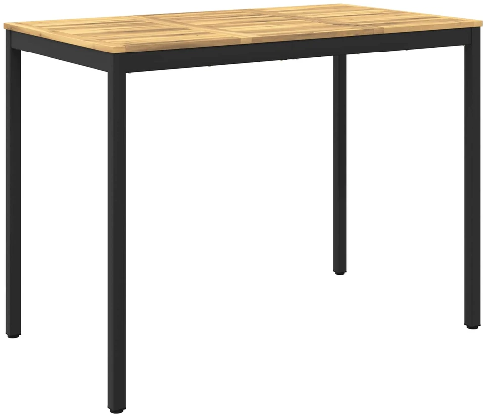 Sodo Baro Stalas NAARDEN Balta ir juoda 141 x 80,5 x 105 cm
