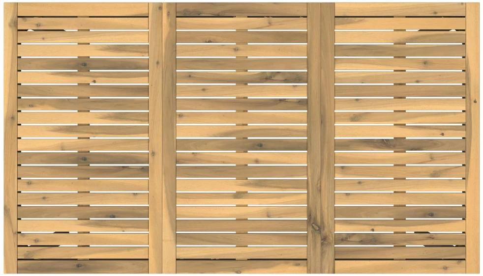 Sodo Baro Stalas NAARDEN Balta ir juoda 141 x 80,5 x 105 cm