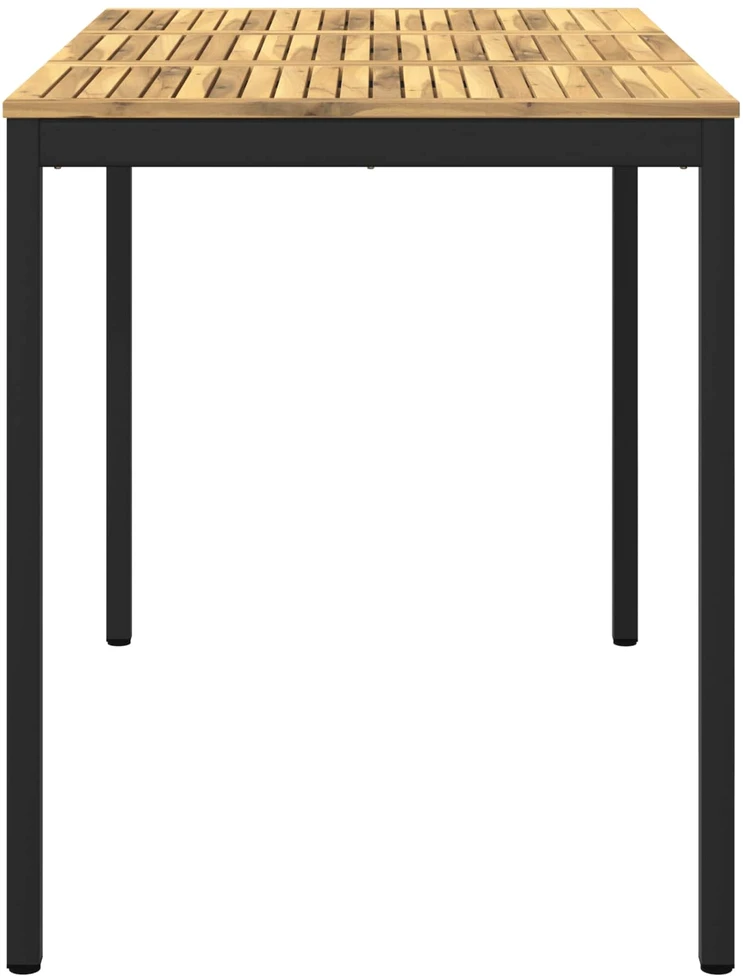 Sodo Baro Stalas NAARDEN Balta ir juoda 147 x 88,5 x 105 cm
