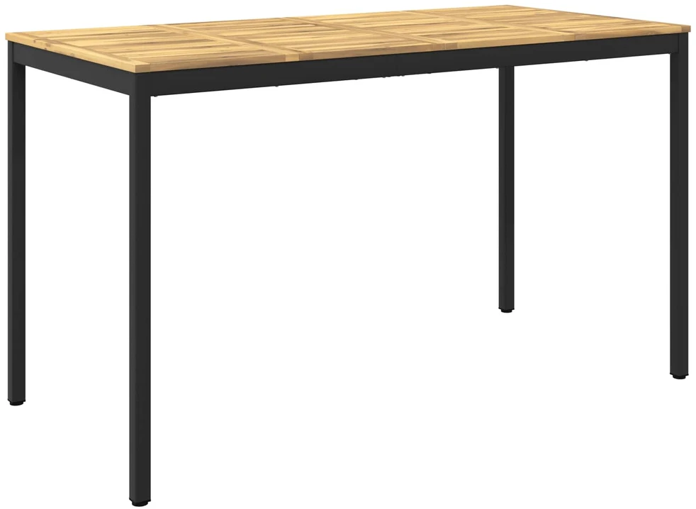 Sodo Baro Stalas NAARDEN Balta ir juoda 180 x 88,5 x 105 cm