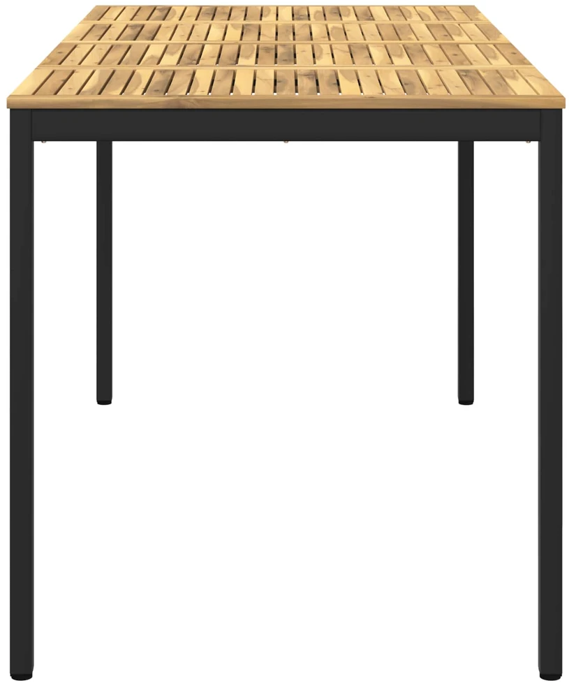 Sodo Baro Stalas Balta ir juoda 196 x 100,5 x 105 cm