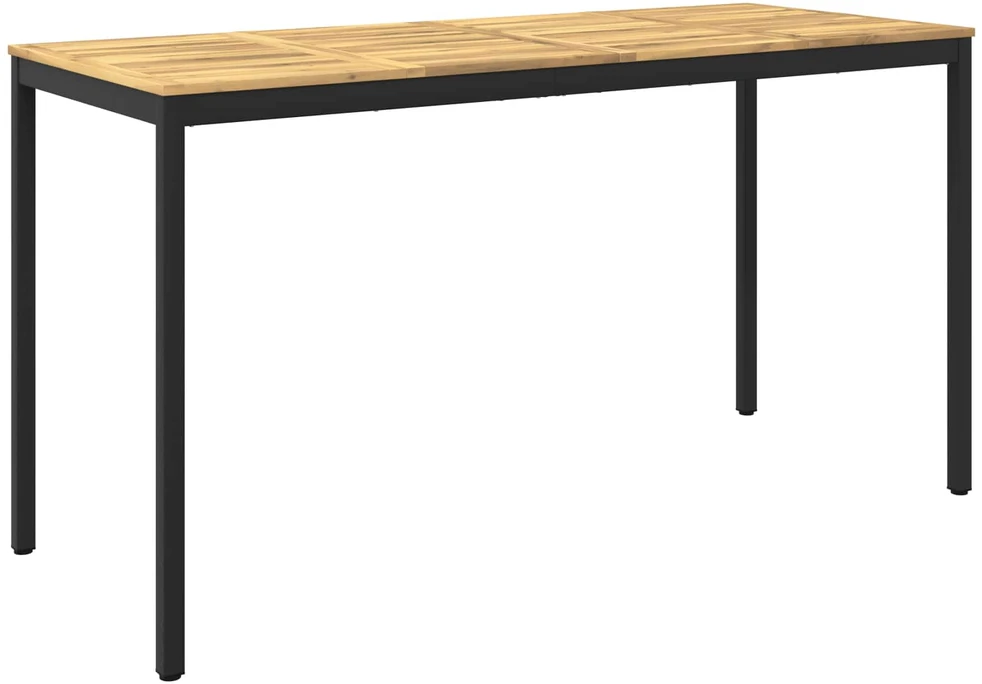 Sodo Baro Stalas Balta ir juoda 196 x 80,5 x 105 cm