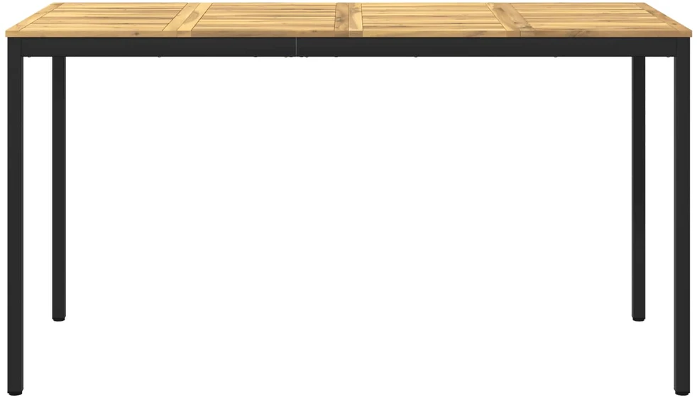 Sodo Baro Stalas Balta ir juoda 196 x 80,5 x 105 cm