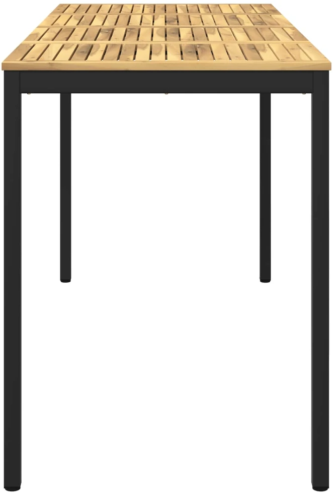 Sodo Baro Stalas Balta ir juoda 196 x 80,5 x 105 cm