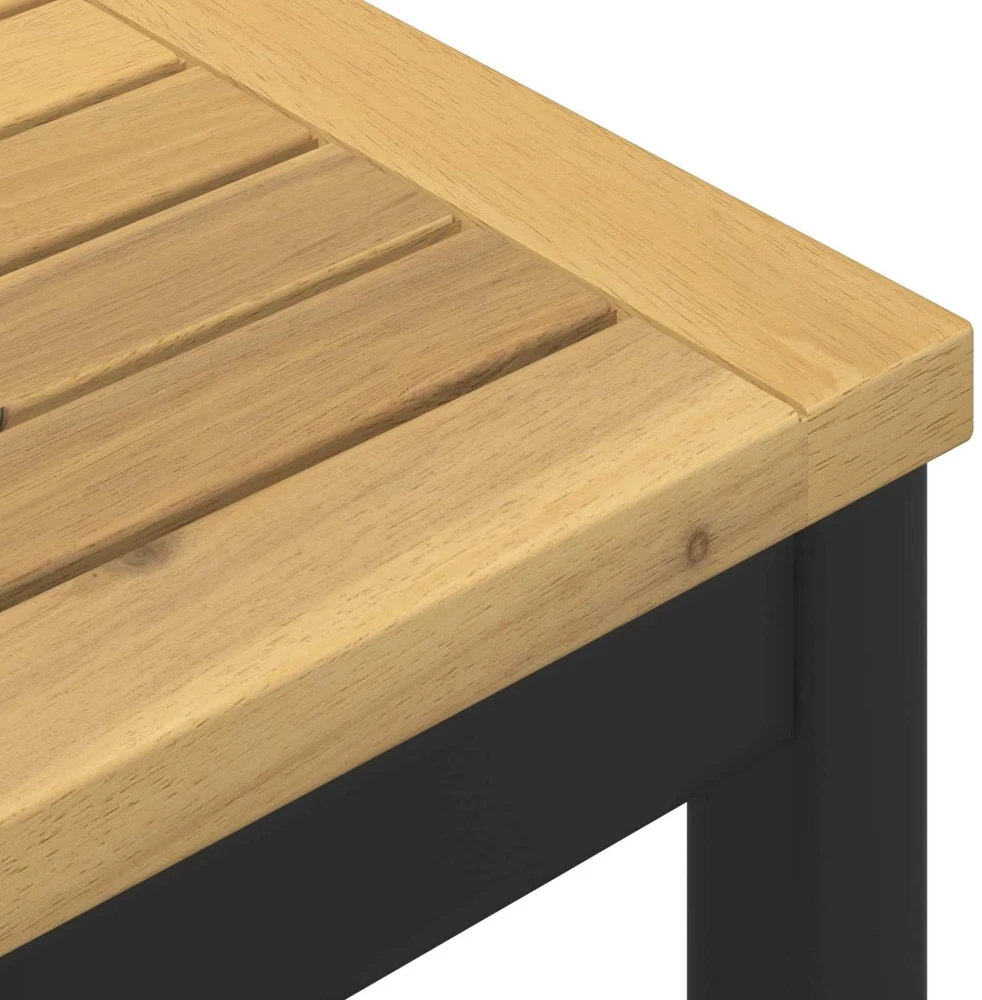 Sodo Baro Stalas Balta ir juoda 60 x 60,5 x 105 cm