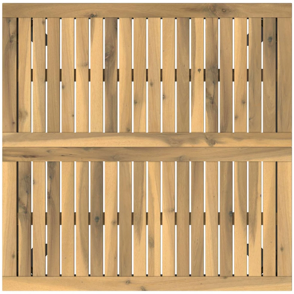 Sodo Baro Stalas NAARDEN Balta ir juoda 80 x 80,5 x 105 cm