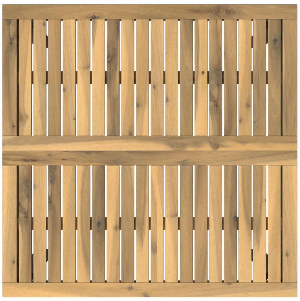 Sodo Baro Stalas Balta ir juoda 80 x 80,5 x 105 cm