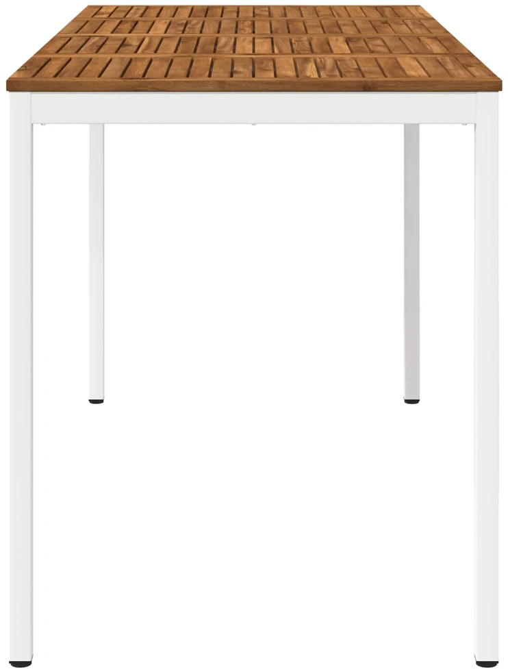 Sodo Baro Stalas NAARDEN Natūrali ir Balta 180 x 88,5 x 105 cm