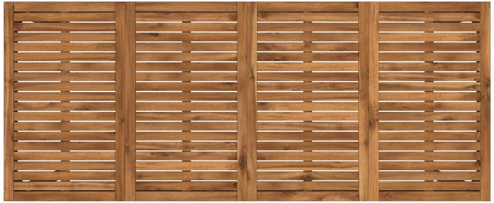 Sodo Baro Stalas NAARDEN Natūrali ir juoda 196 x 80,5 x 105 cm