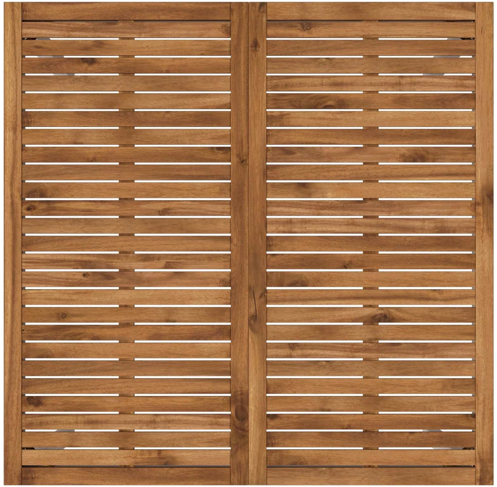 Sodo Baro Stalas NAARDEN Natūrali ir Balta 110 x 108,5 x 105 cm