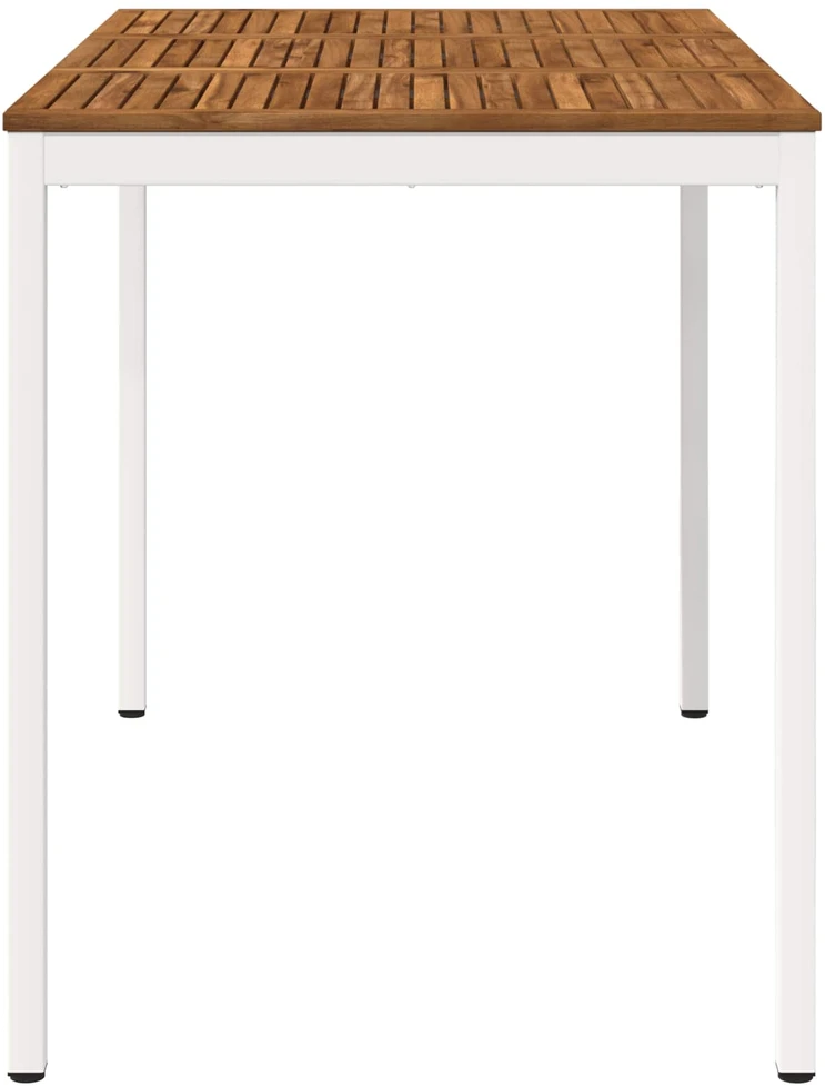 Sodo Baro Stalas NAARDEN Natūrali ir Balta 147 x 88,5 x 105 cm