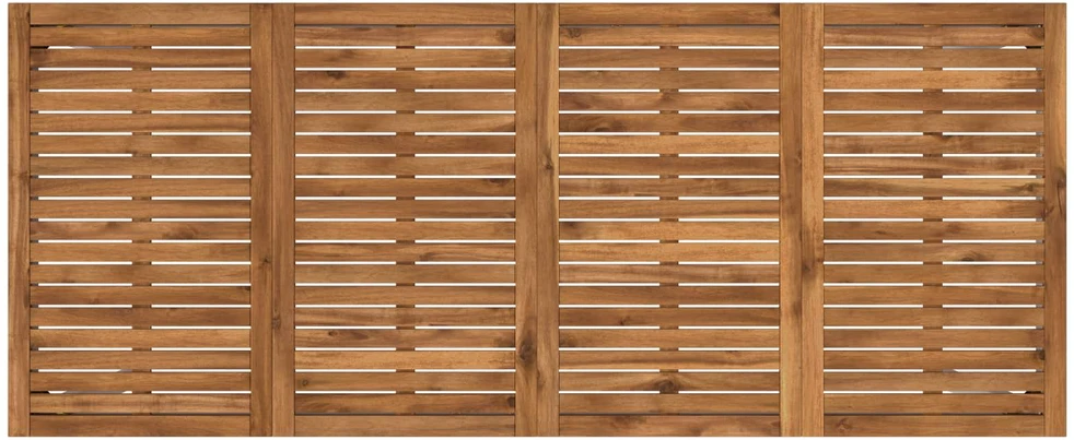 Sodo Baro Stalas Natūrali ir Balta 196 x 80,5 x 105 cm