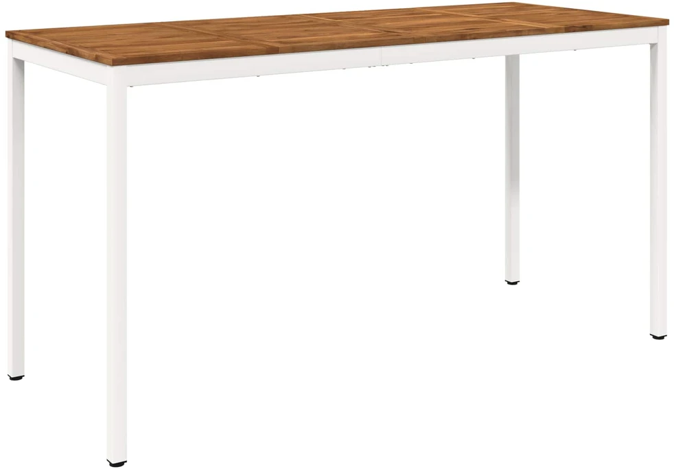 Sodo Baro Stalas Natūrali ir Balta 196 x 80,5 x 105 cm