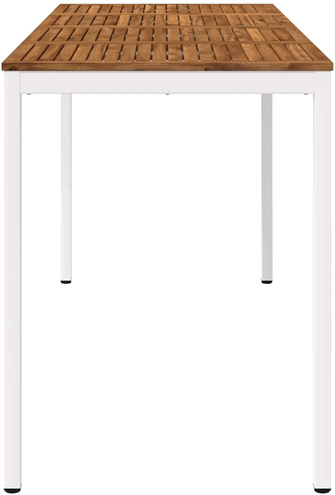 Sodo Baro Stalas Natūrali ir Balta 196 x 80,5 x 105 cm