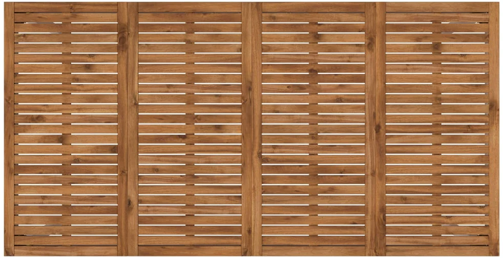 Sodo Baro Stalas Natūrali ir Balta 196 x 100,5 x 105 cm