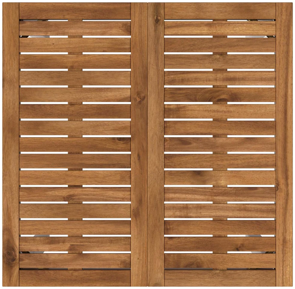 Sodo Baro Stalas NAARDEN Natūrali ir Balta 70 x 68,5 x 105 cm